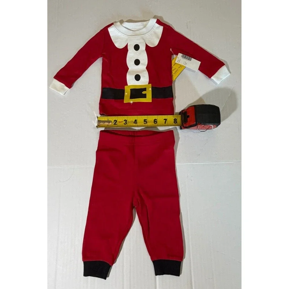 NWT The Children’s Place Baby Santa Christmas Pajama Set 3-6 Months 2 Pc